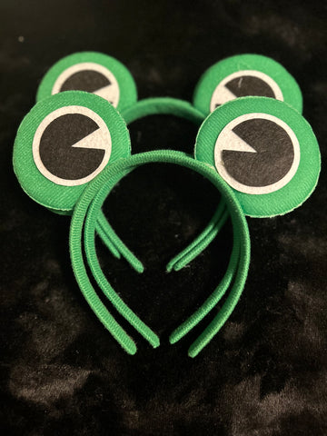 Green frog headbands