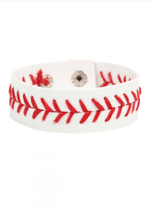 Baseball snap bracelet